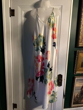Natori Floral full length gown XL